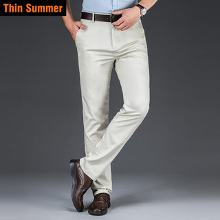 Bamboo Fiber Classic Style Business Pants