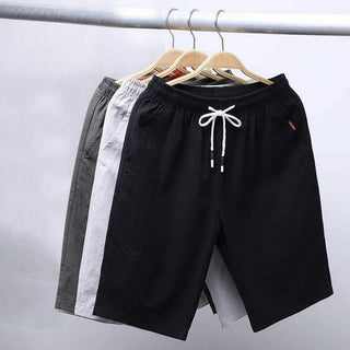 Mid-Waist Thin Elastic Short Pants