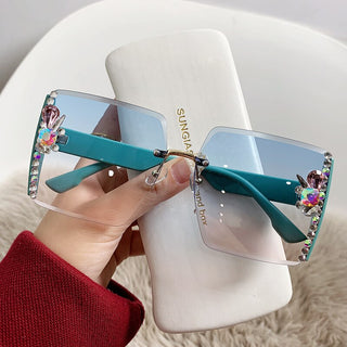 Big Square Diamond Sunglasses