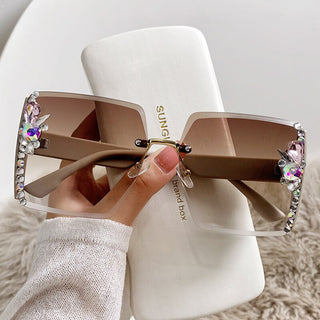 Big Square Diamond Sunglasses