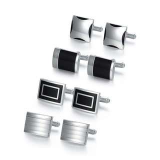 4 Pairs Shirt Cufflinks