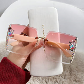 Big Square Diamond Sunglasses