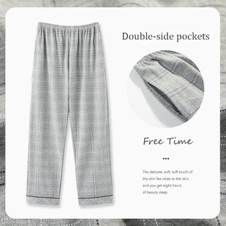 Cotton Plaid Pants (See more options)