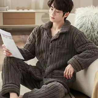 Thick Fleece Pajama Set