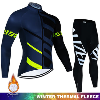 Thermal Fleece Cycling Clothes Set