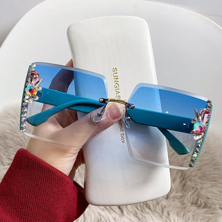 Big Square Diamond Sunglasses