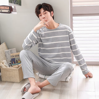 Cotton Long Sleeve Pajamas  Set (See more options)