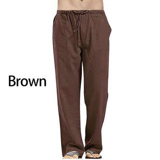 Linen Wide Casual Pants