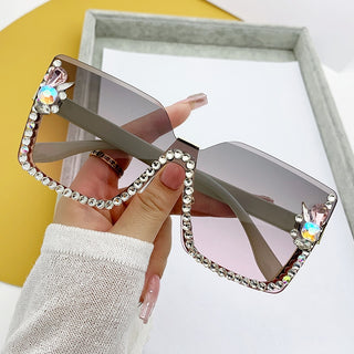 Big Square Diamond Sunglasses