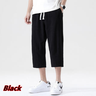 Loose Straight Cropped Pants