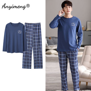 Long Sleeve Loungewear Cotton Pajamas Set