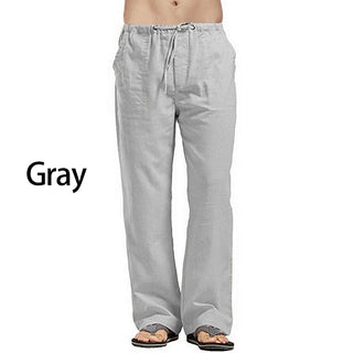 Linen Wide Casual Pants