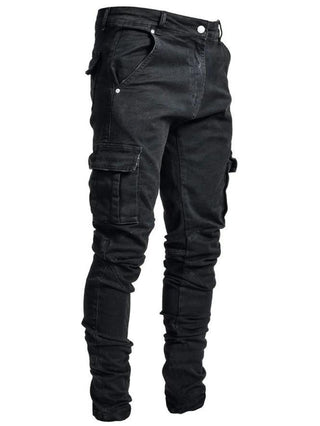 Mid Waist Denim Pants