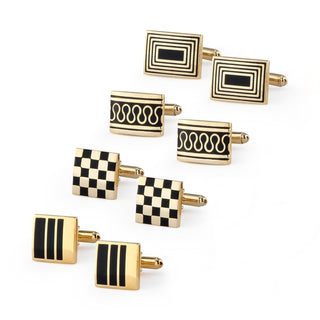 4 Pairs Shirt Cufflinks