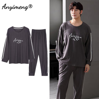 Long Sleeve Loungewear Cotton Pajamas Set (See more options)