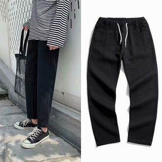 Loose Straight Denim Pants