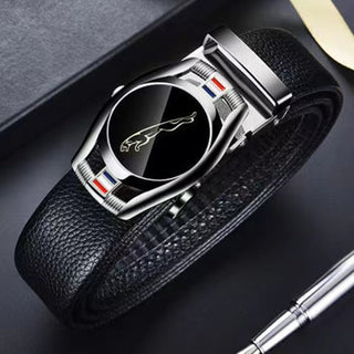 Luxury Sports Care Inspired Belts Automatic Buckle Genuine Leather