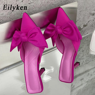 Butterfly-knot Pointed Toe High Heel Shoes