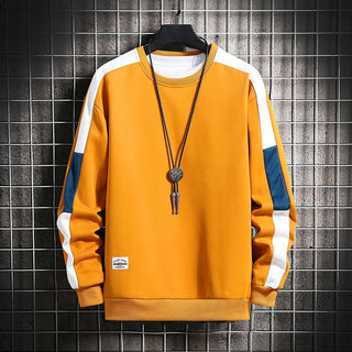 O-Neck Patchwork Sweatshirt