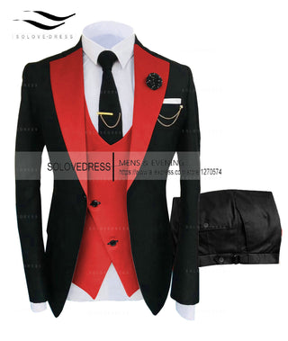 Blazer+Vest+Pants 3 Piece Suit (See more options)