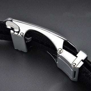 Luxury Sports Care Inspired Belts Automatic Buckle Genuine Leather