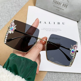 Big Square Diamond Sunglasses