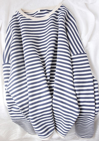 Striped Oversized Sweatshirts