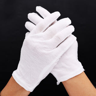 Cotton suede gloves