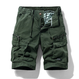 Cotton Cargo Camouflage Shorts