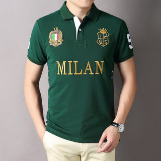 Short Sleeves Embroidered Polo T-shirts