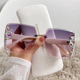 Big Square Diamond Sunglasses