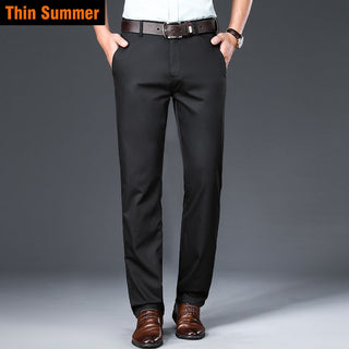 Bamboo Fiber Classic Style Business Pants