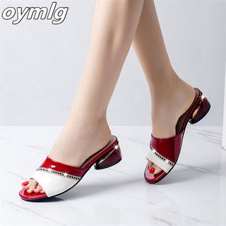 Stylish Elegant Fashion drag slippers