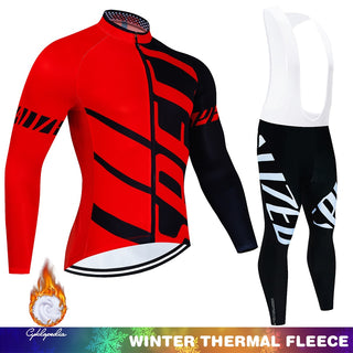 Thermal Fleece Cycling Clothes Set (More Designs)