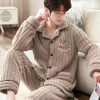 Thick Fleece Pajama Set