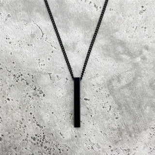 Classy Rectangle Pendant Necklace