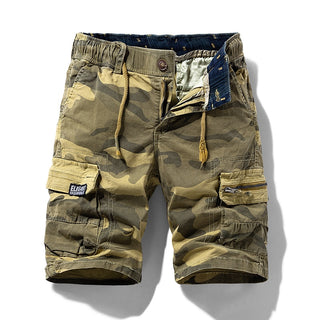 Cotton Cargo Camouflage Shorts