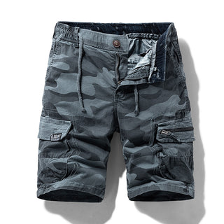 Cotton Cargo Camouflage Shorts