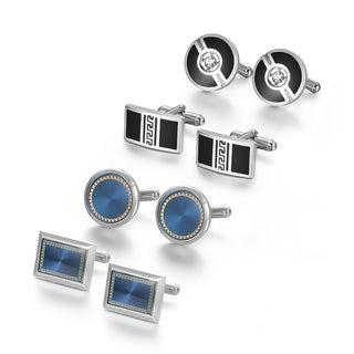 4 Pairs Shirt Cufflinks