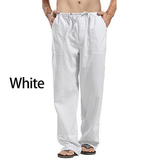 Linen Wide Casual Pants