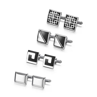 4 Pairs Shirt Cufflinks