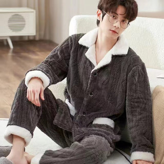 Thick Fleece Pajama Set