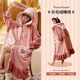 Strawberry Hooded Nightwear