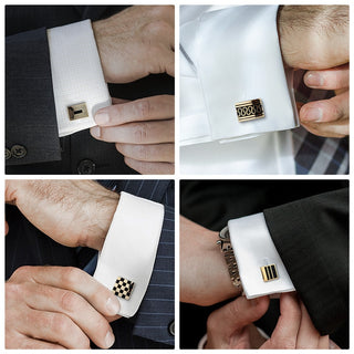 4 Pairs Shirt Cufflinks