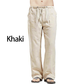 Linen Wide Casual Pants