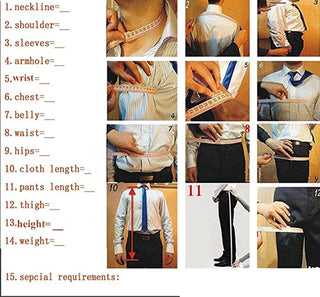 Suit 2 Pieces Double-Breasted Notch Lapel Flat (See more options)
