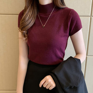 Turtleneck Basic Blouse