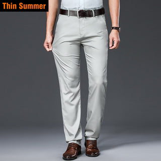 Bamboo Fiber Classic Style Business Pants