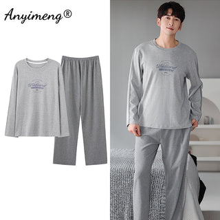 Long Sleeve Loungewear Cotton Pajamas Set (See more options)