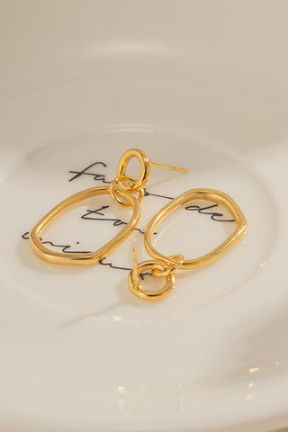 18K Gold-Plated Dangle Earrings (Available in USA ONLY)